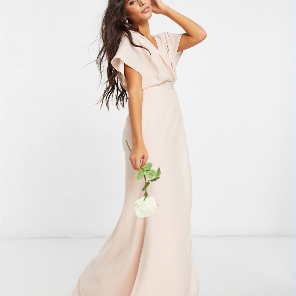 Pink bridesmaid dress